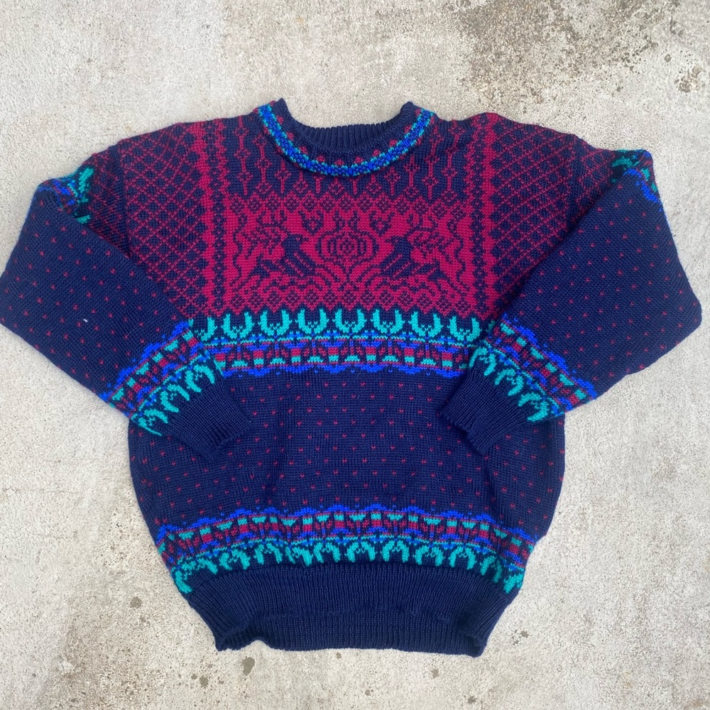 Vintage Dale of Norway Knit Wool Sweater